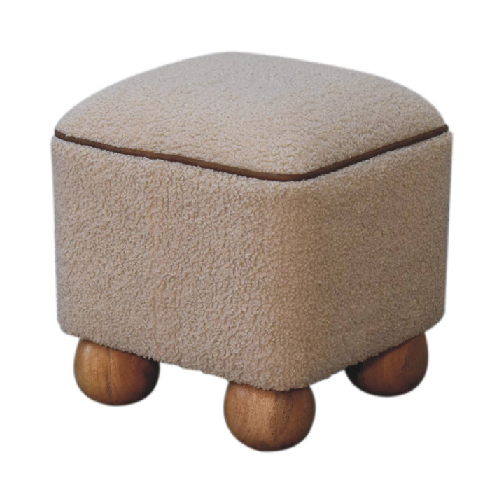 Serenity Footstool with Ball Feet - TidySpaces