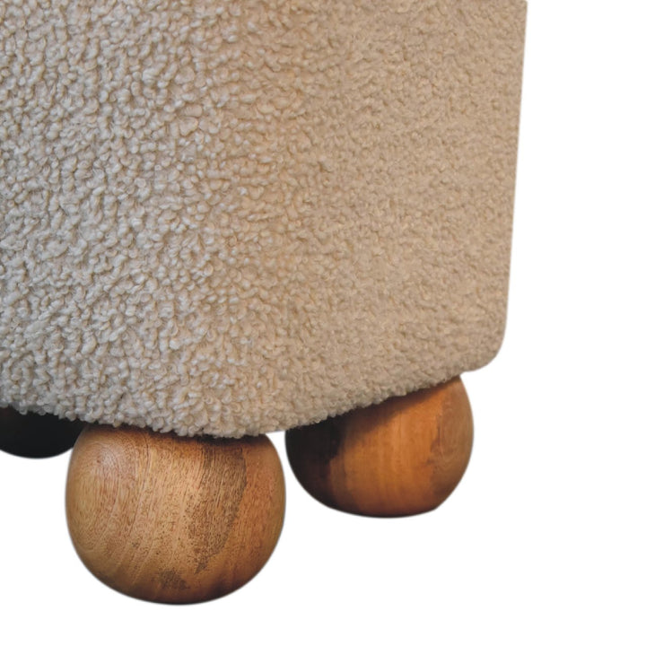 Serenity Footstool with Ball Feet - TidySpaces