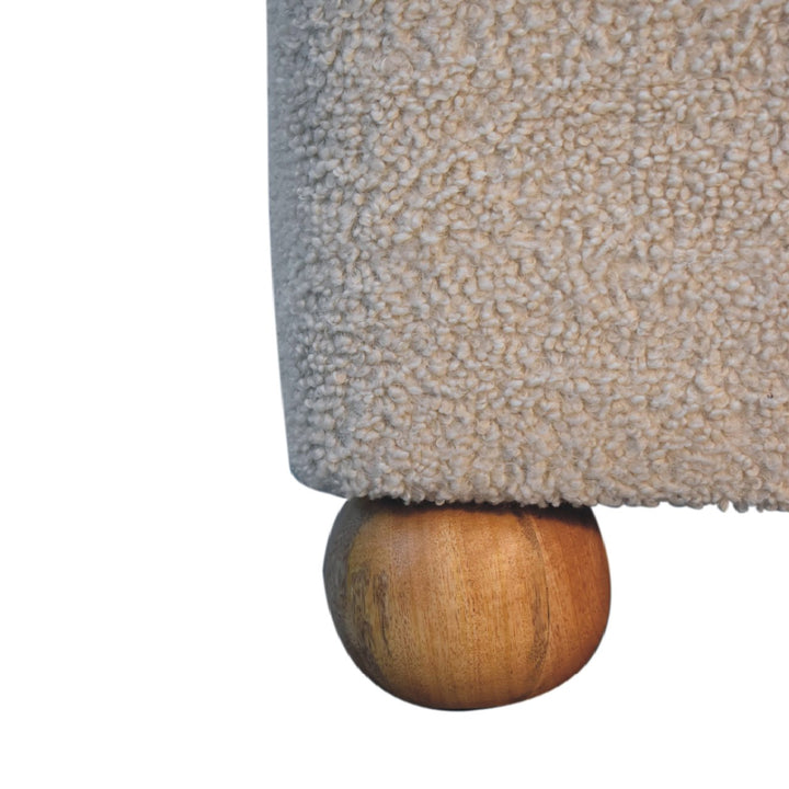 Serenity Footstool with Ball Feet - TidySpaces