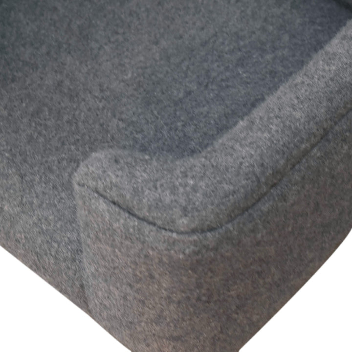 Mini Battleship Tweed Pet Sofa Bed - TidySpaces