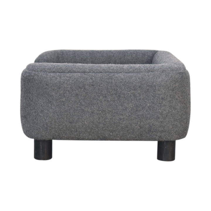Mini Battleship Tweed Pet Sofa Bed - TidySpaces