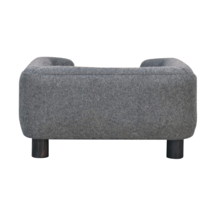 Mini Battleship Tweed Pet Sofa Bed - TidySpaces