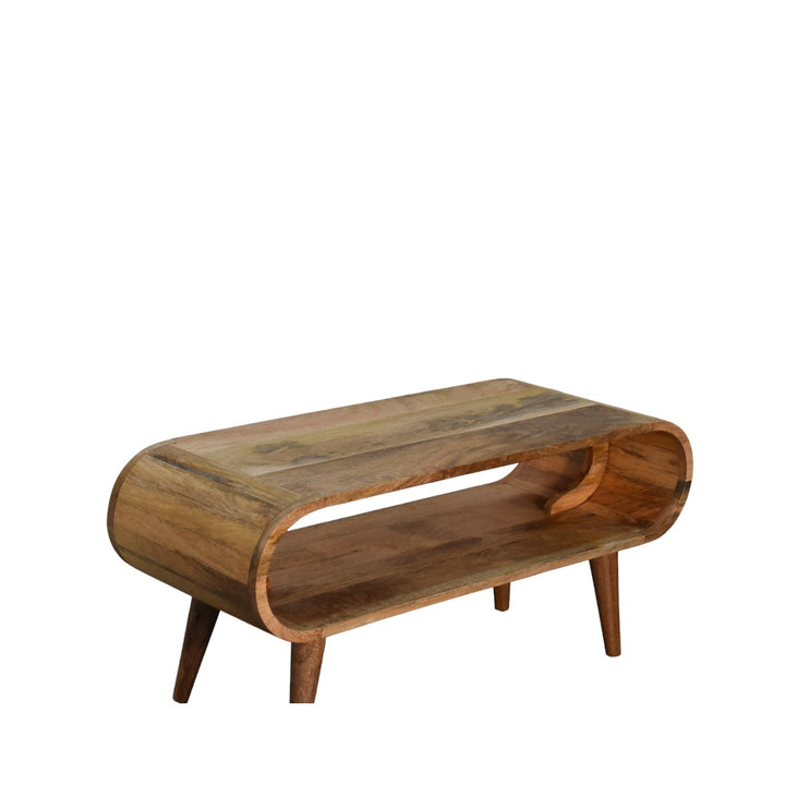 Amaya Nordic Style Oak-ish Coffee Table - TidySpaces