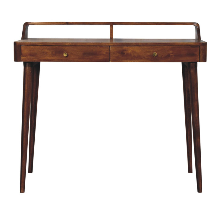 Elevated Chestnut Console Table - TidySpaces