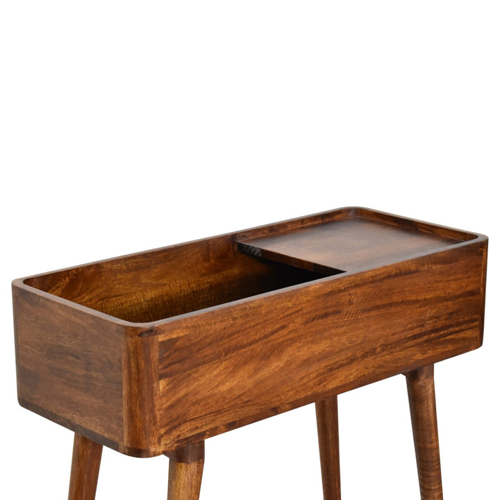 Open-top Chestnut Console - TidySpaces