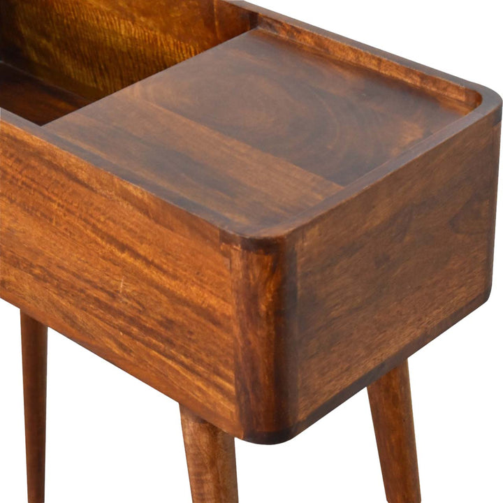Open-top Chestnut Console - TidySpaces