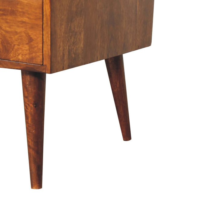Elevated Chestnut Media Unit - TidySpaces