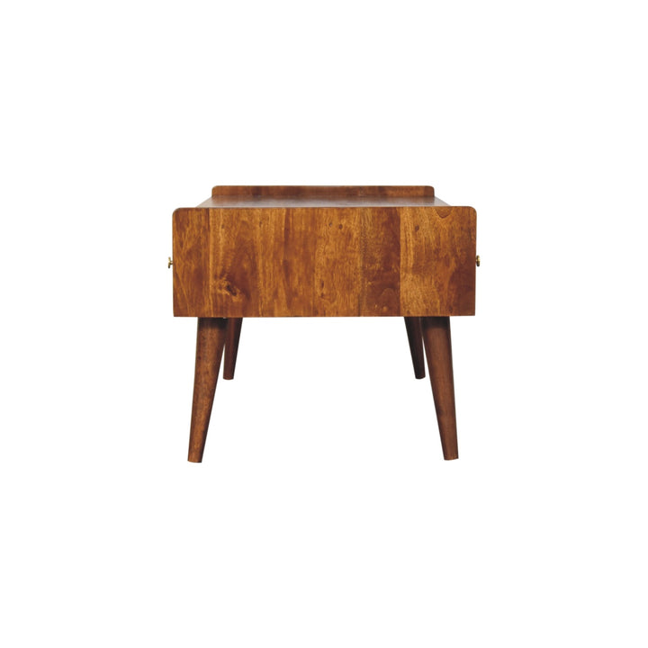 Elevated Chestnut Media Unit - TidySpaces