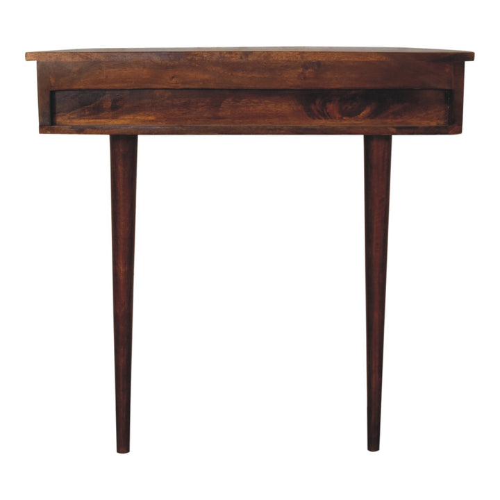 Backless Mounted Chestnut Console - TidySpaces