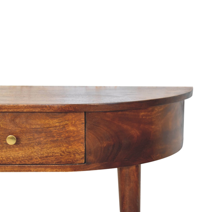 Backless Mounted Chestnut Console - TidySpaces