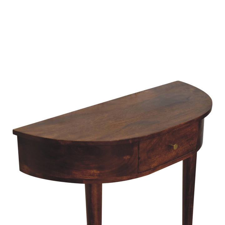 Backless Mounted Chestnut Console - TidySpaces