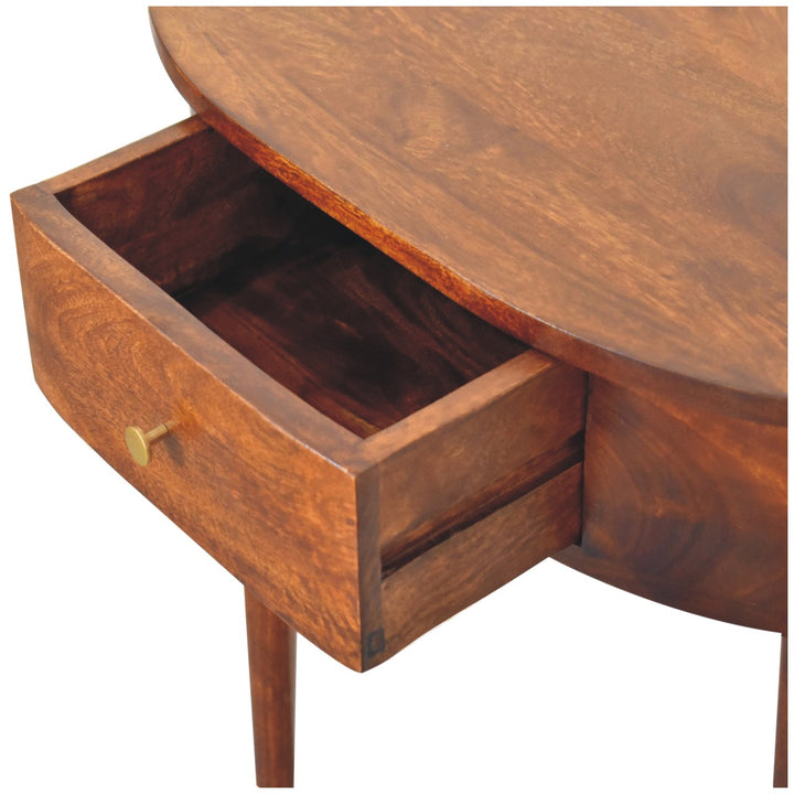 Backless Mounted Chestnut Console - TidySpaces