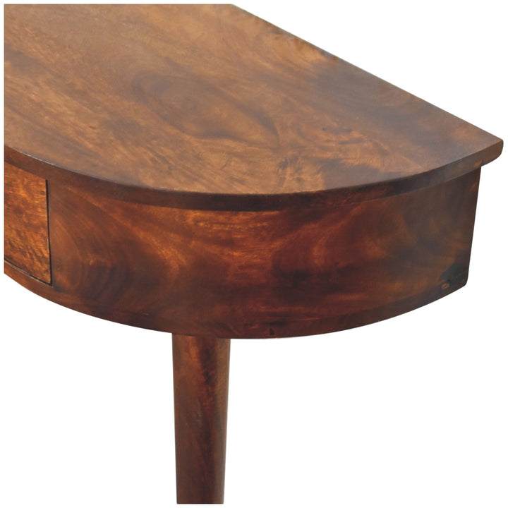 Backless Mounted Chestnut Console - TidySpaces