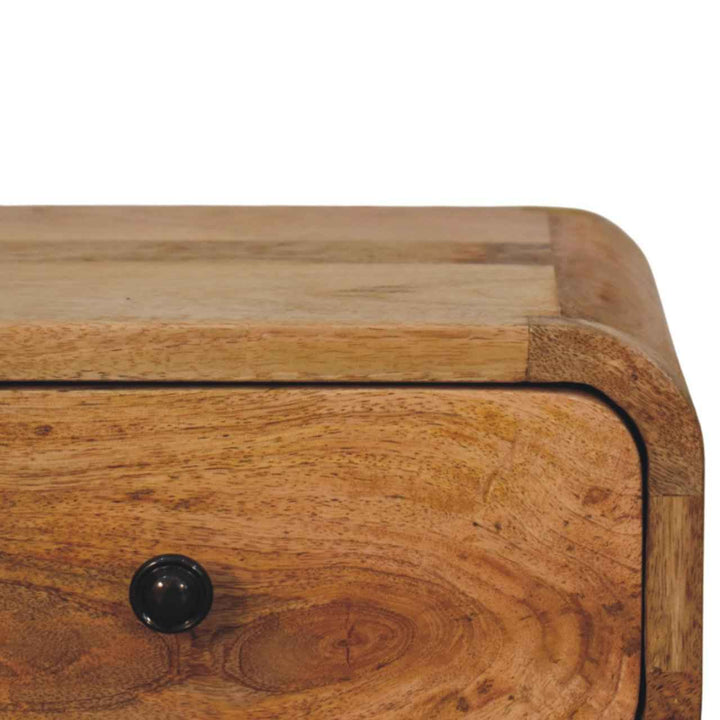 Avora Mini Wall-Mounted Oak-ish 1 Drawer Nightstand