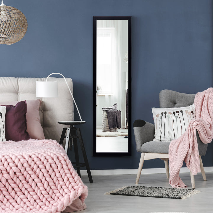 Full Length Over the Door Mirror with Hanging Hooks for Bedroom - TidySpaces