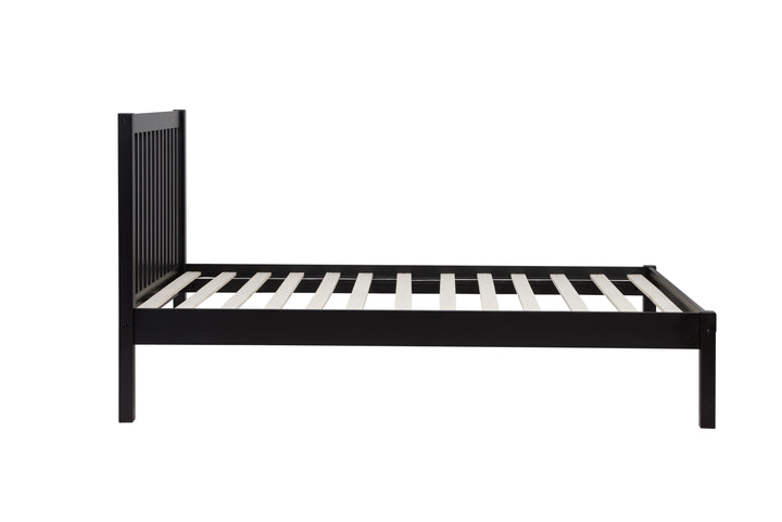 Nova Solid Wood Bed Frame with Tall Headboard for Minimalist Bedrooms