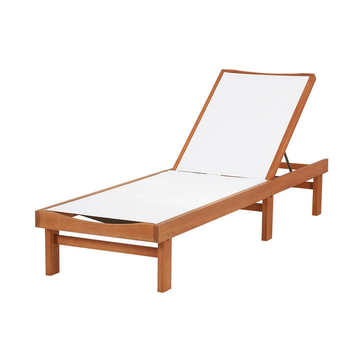 Outdoor Patio Fabric Chaise Lounge Chair 5-Position Recliner - TidySpaces