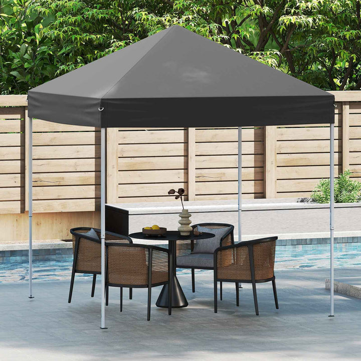 Outdoor Folding Pop-up Canopy with Adjustable Heights and Carrying Bag