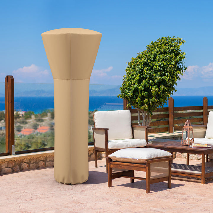 Outdoor Patio Heater Cover with Zipper and Storage Bag - TidySpaces