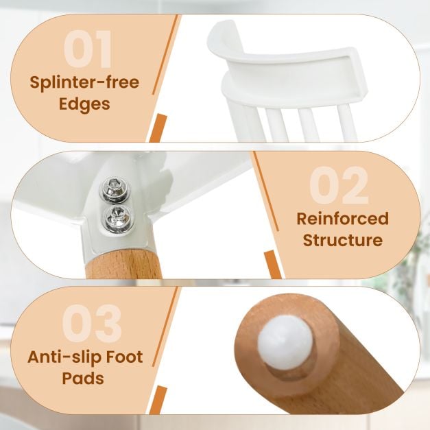 Set of 4 Windsor Dining Chairs with Spindle Backs and Curved Seats - TidySpaces