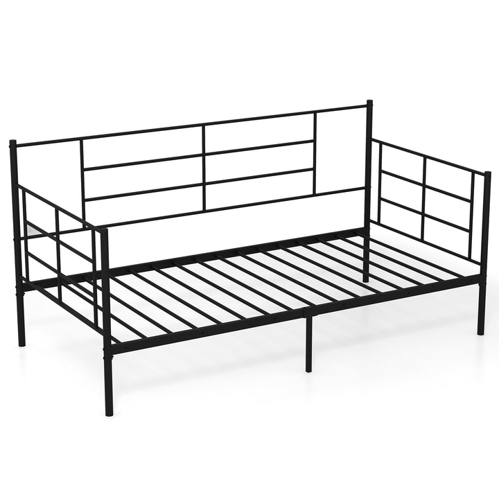 Single Size Daybed with Arms and Back - TidySpaces