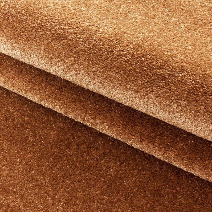 Rust Brown Modern Rug - TidySpaces