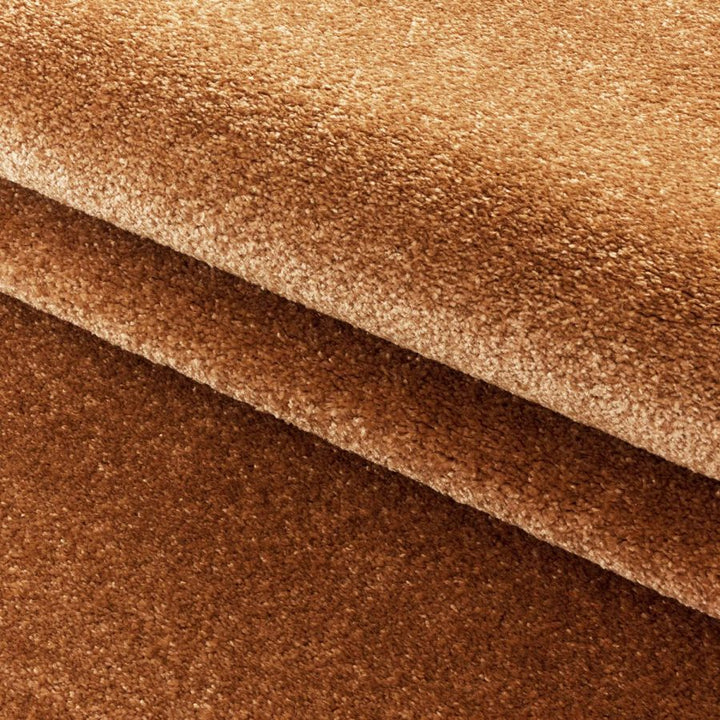 Rust Brown Modern Rug - TidySpaces