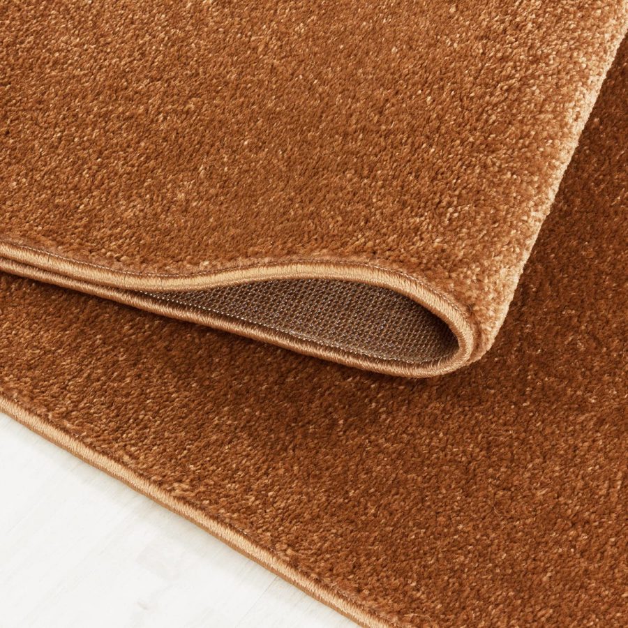 Rust Brown Modern Rug - TidySpaces
