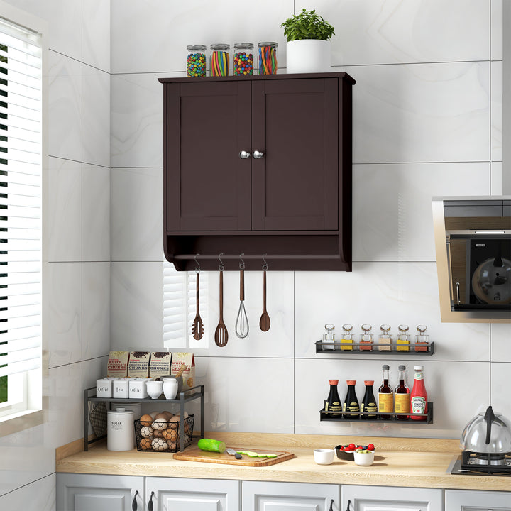 Wall Mounted Bathroom Cabinet with Adjustable Shelf - TidySpaces