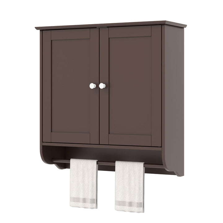 Wall Mounted Bathroom Cabinet with Adjustable Shelf - TidySpaces