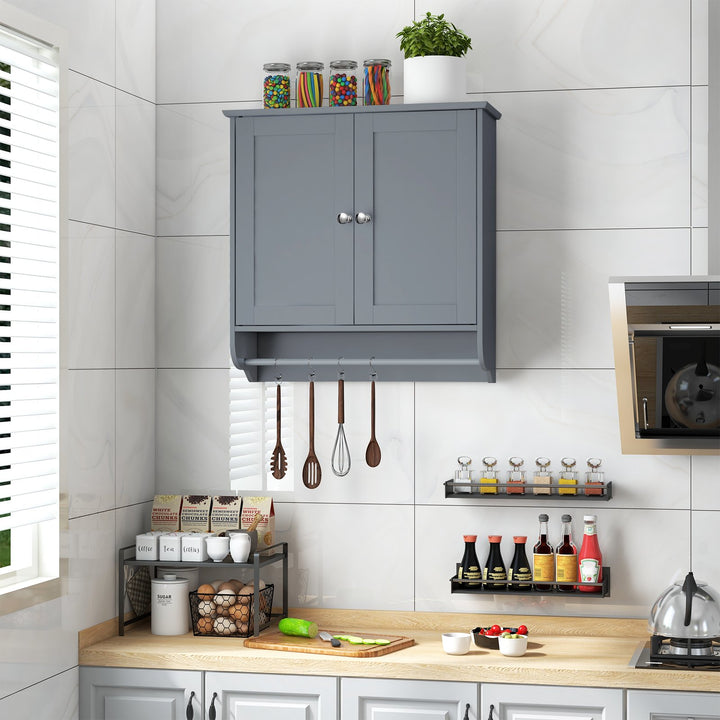 Wall Mounted Bathroom Cabinet with Adjustable Shelf - TidySpaces