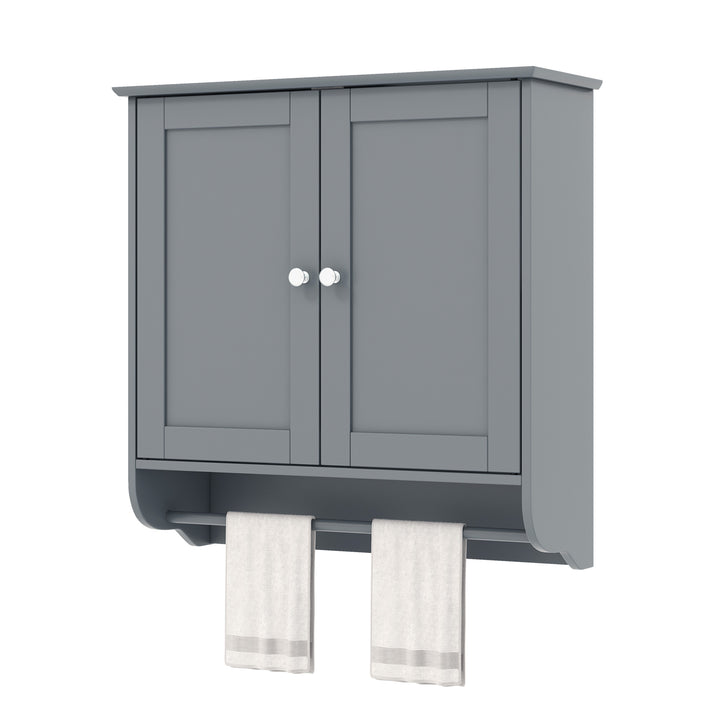 Wall Mounted Bathroom Cabinet with Adjustable Shelf - TidySpaces