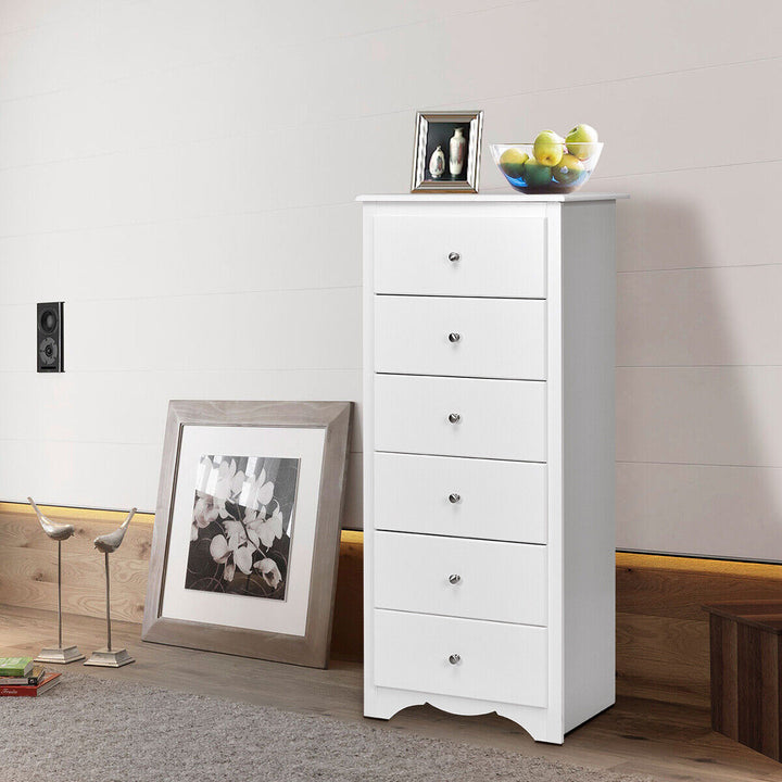 6 Drawer Freestanding Dresser Cabinet - TidySpaces