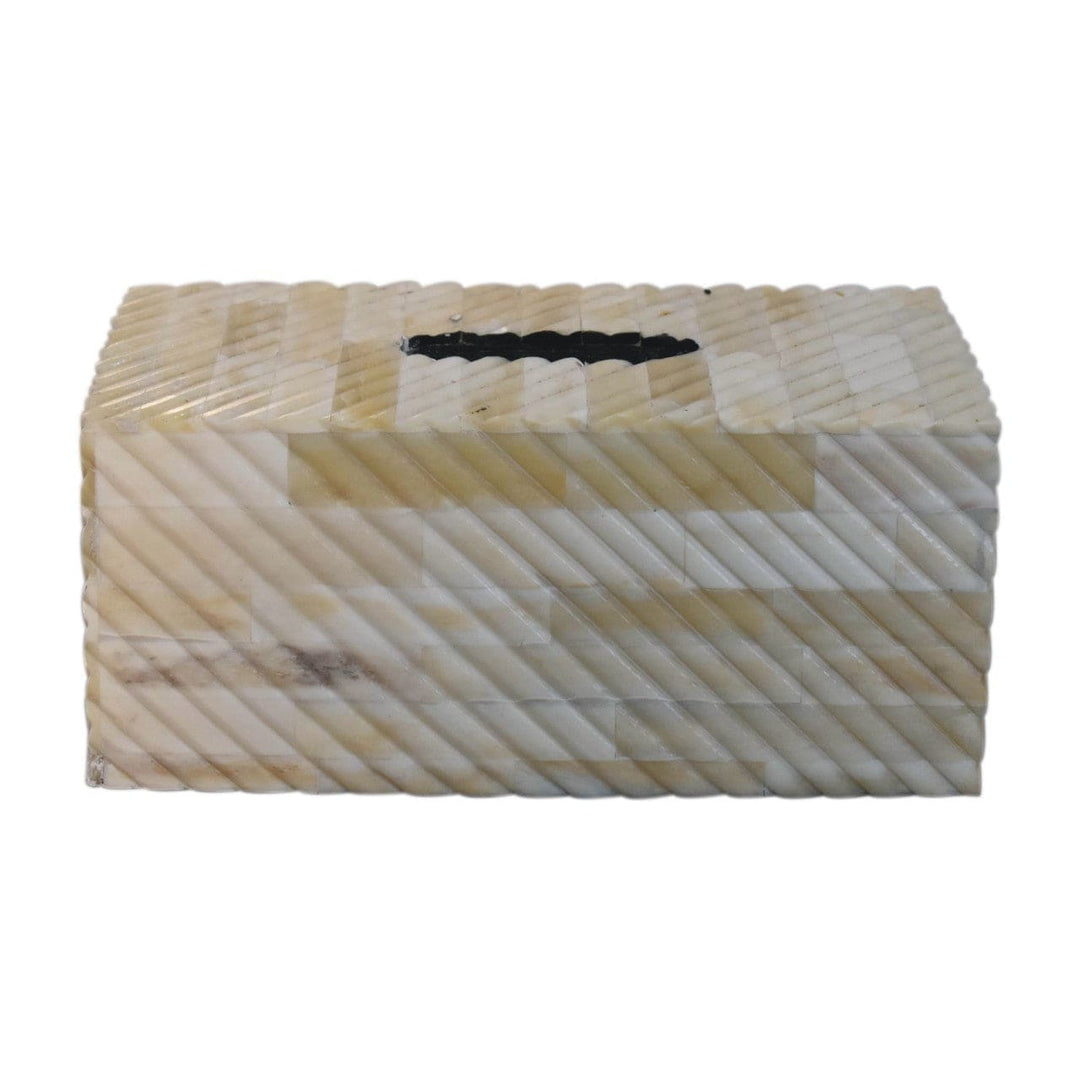 Bone Inlay Tissue Box - TidySpaces