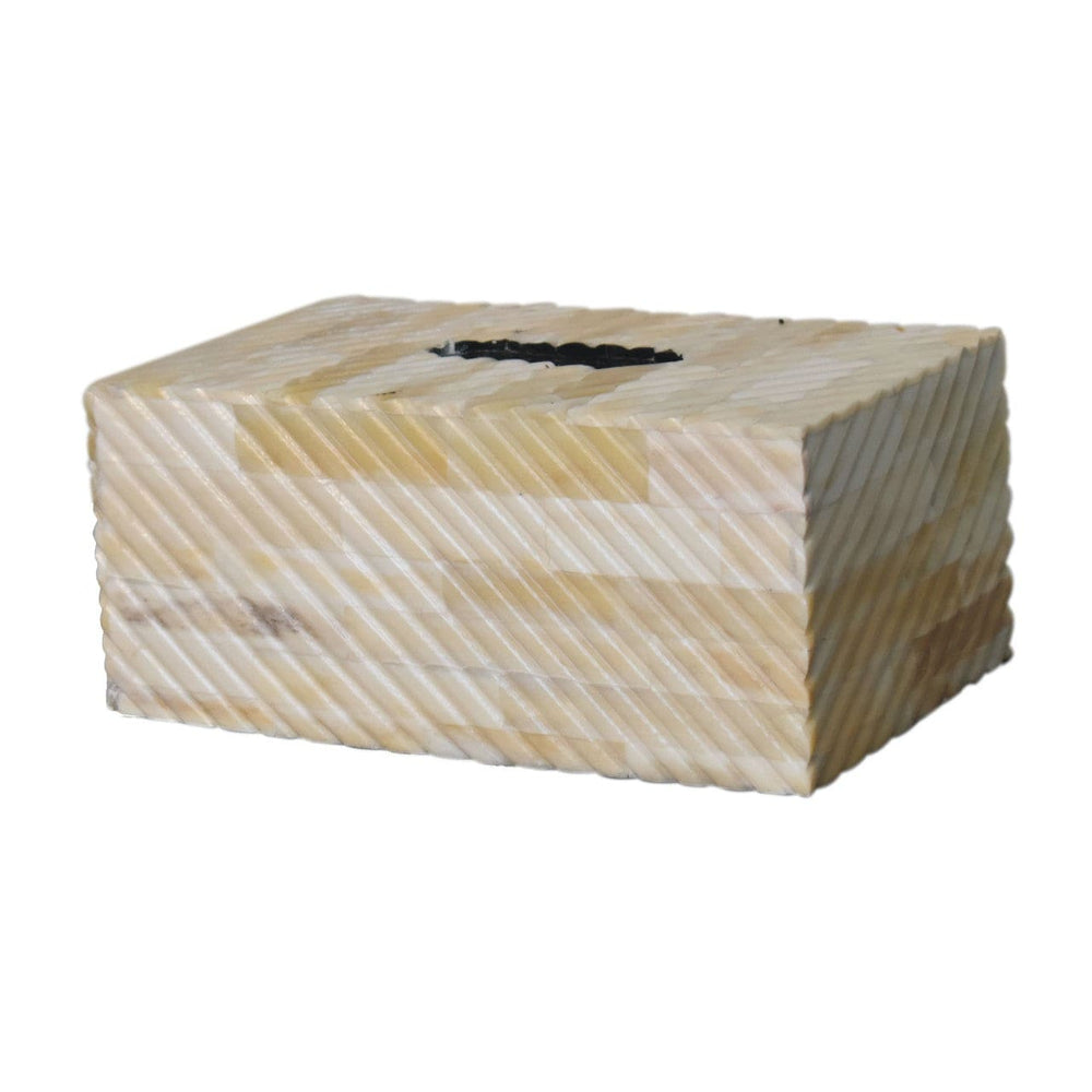 Bone Inlay Tissue Box - TidySpaces