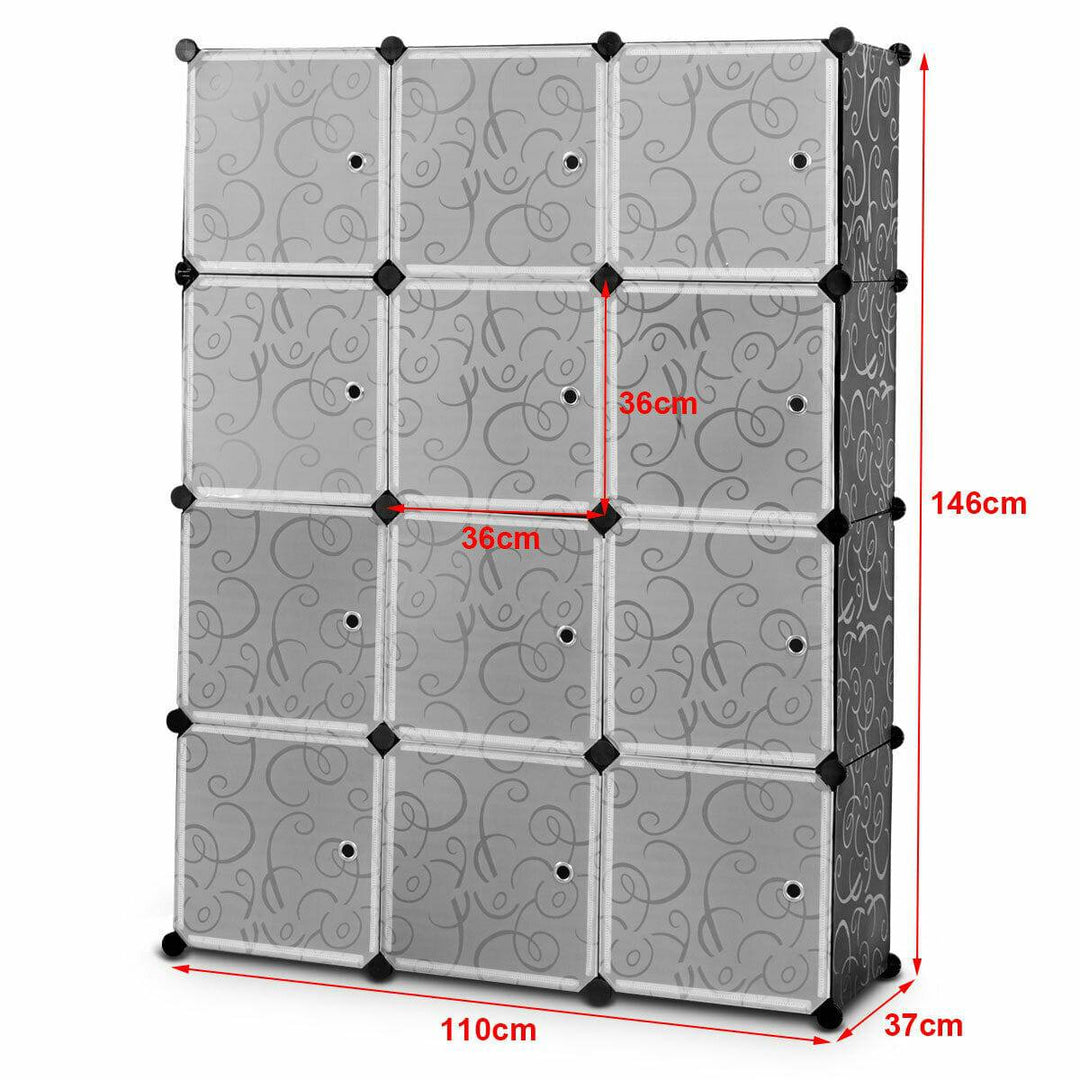 Portable Wardrobe with Doors for Clothes, Shoes and Toys - TidySpaces