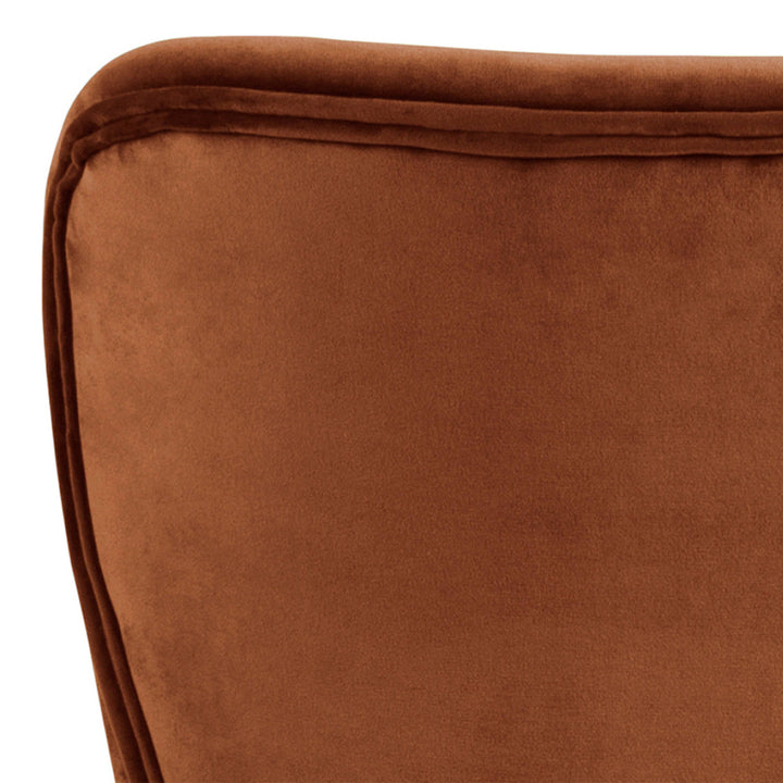 Batilda Dining Chair in Copper Set of 2 - TidySpaces