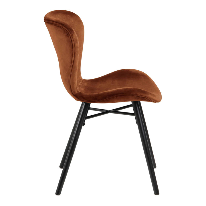 Batilda Dining Chair in Copper Set of 2 - TidySpaces