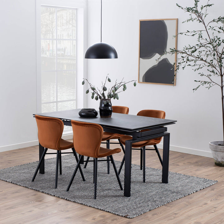 Batilda Dining Chair in Copper Set of 2 - TidySpaces