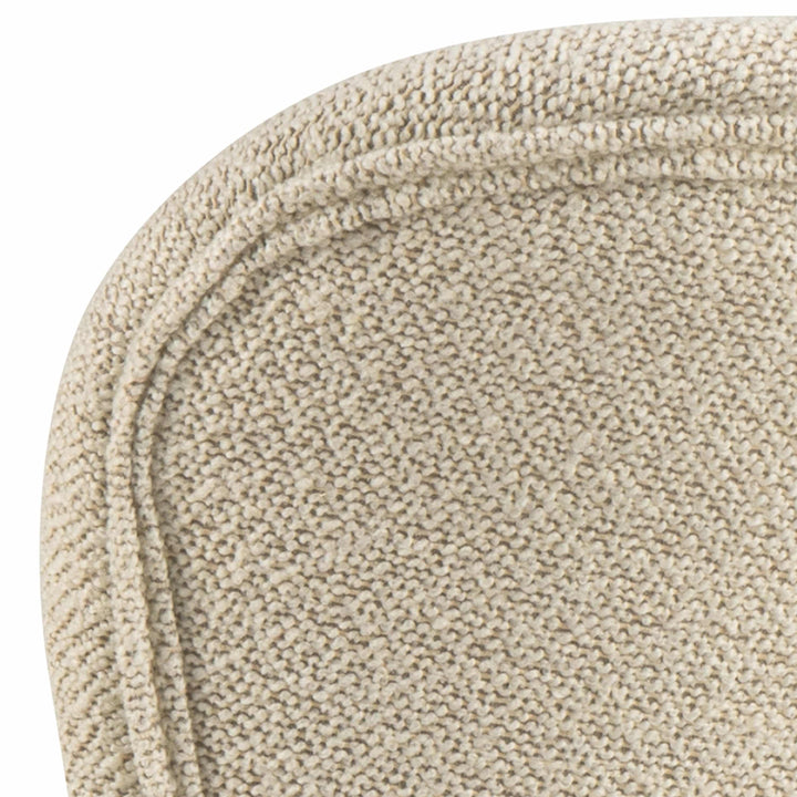 Batilda Dining Chairs with Cream Fabric and Oak Set of 2 - TidySpaces
