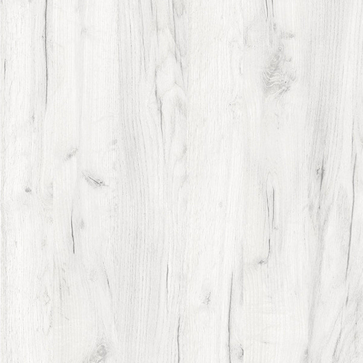 Angel 3 Drawer Desk in White Craft Oak - TidySpaces