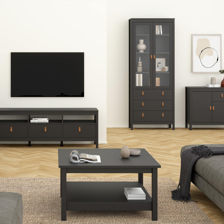 Barcelona Coffee table in Matt Black - TidySpaces