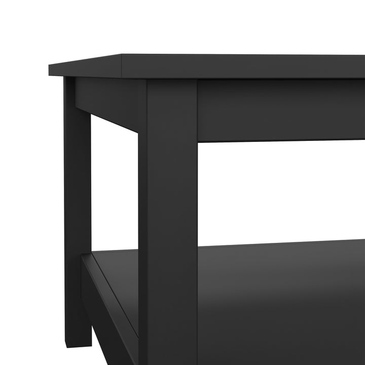 Barcelona Coffee table in Matt Black - TidySpaces
