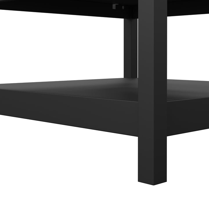 Barcelona Coffee table in Matt Black - TidySpaces