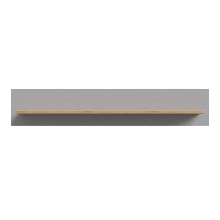 Bohol Wall Shelf in Riviera Oak/Grey Oak - TidySpaces