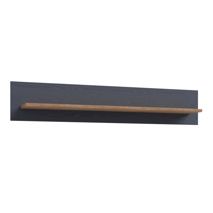 Bohol Wall Shelf in Riviera Oak/Navy - TidySpaces