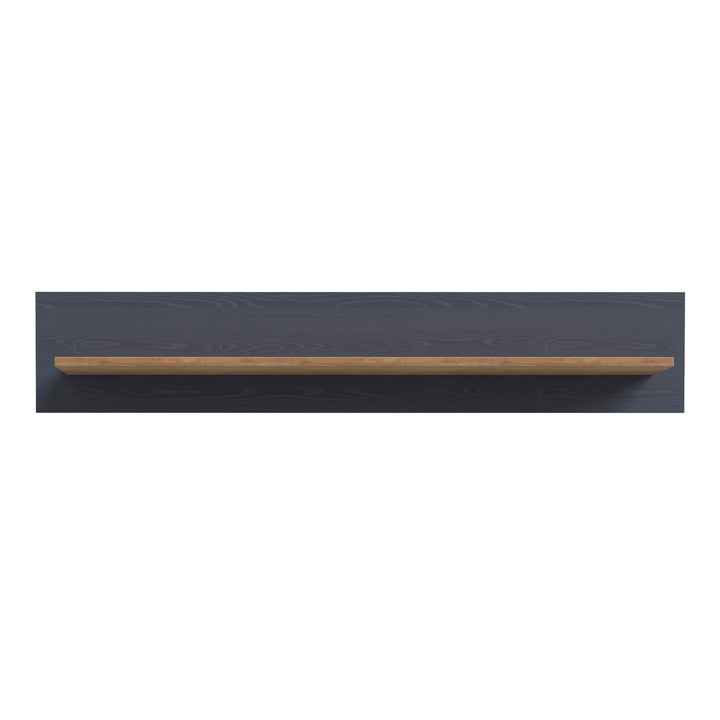 Bohol Wall Shelf in Riviera Oak/Navy - TidySpaces