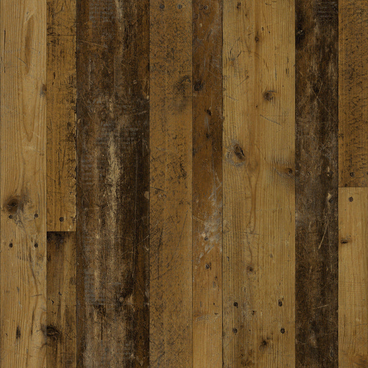 Brooklyn 3 Door Wardrobe with 2 Drawers in Walnut and Dark Matera Grey - TidySpaces