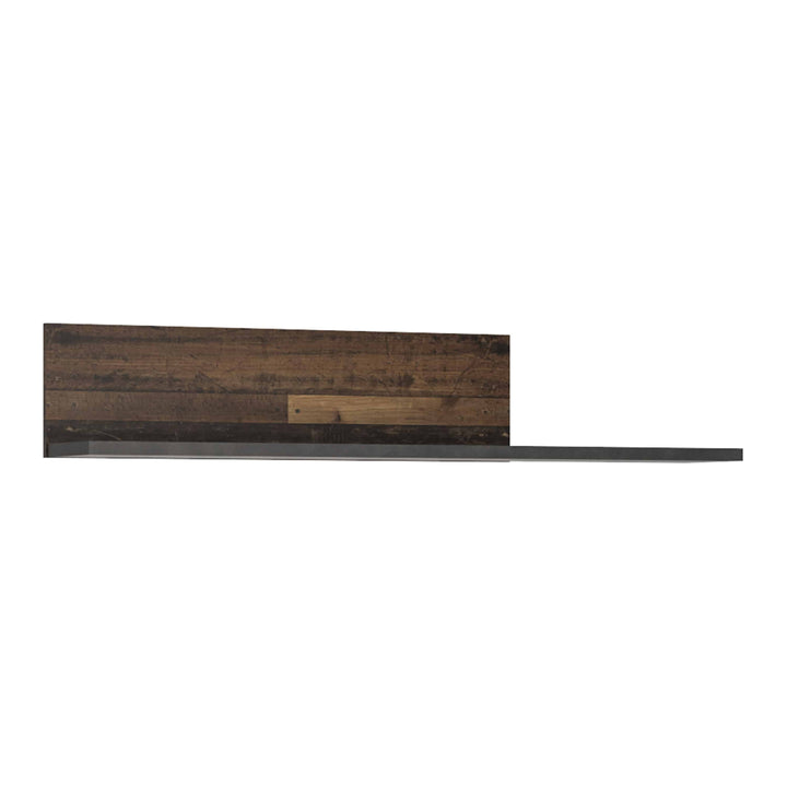 Brooklyn Shelf in Walnut and Dark Matera Grey - TidySpaces