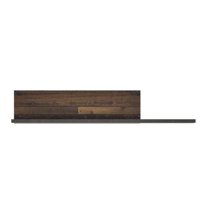 Brooklyn Shelf in Walnut and Dark Matera Grey - TidySpaces